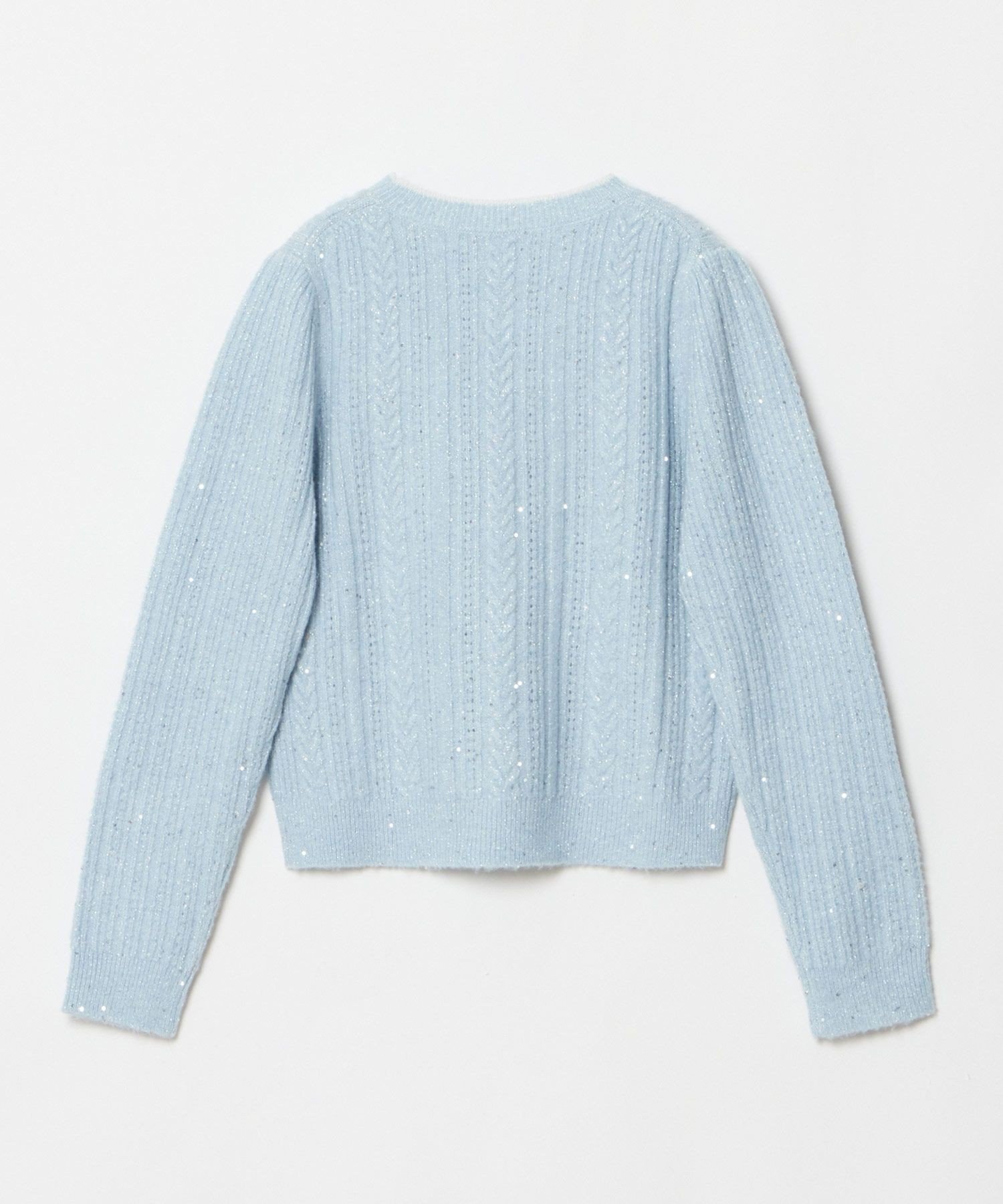 allureville｜【LOULOU WILLOUGHBY】フロントフリルラメプルオーバー