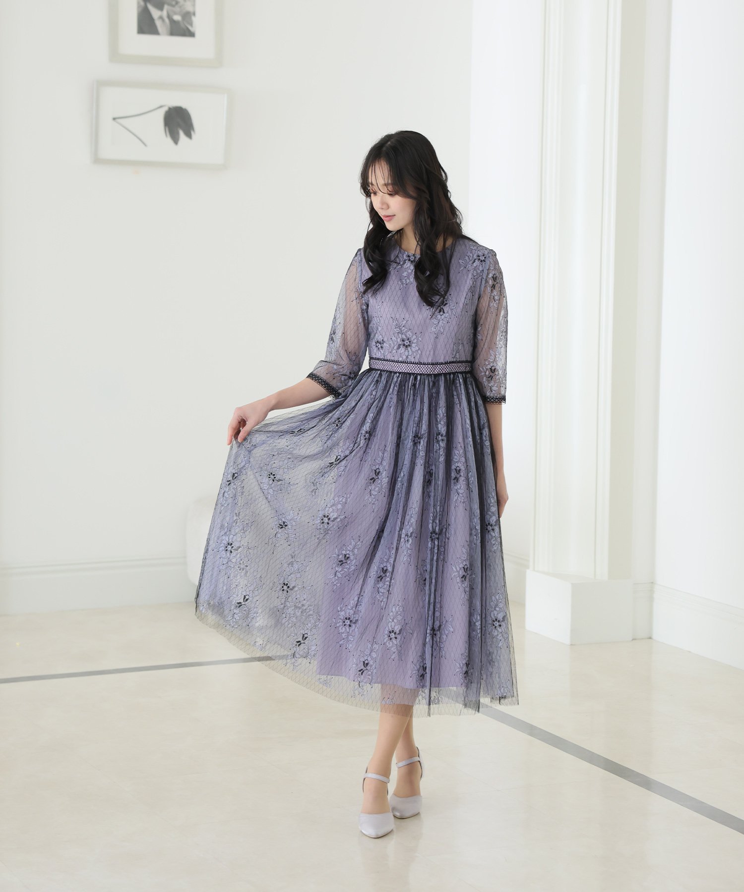 PourVous｜ワンピース結婚式 フォーマルお呼ばれパーティードレス