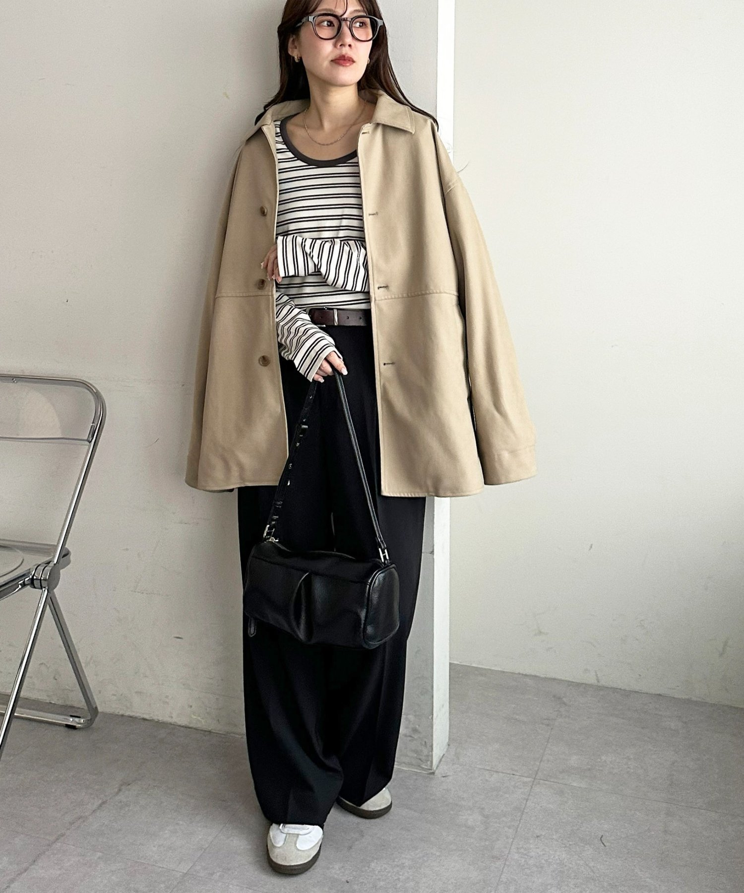 Discoat｜【新色追加!/ユニセックス】フェイクスエードショートコート