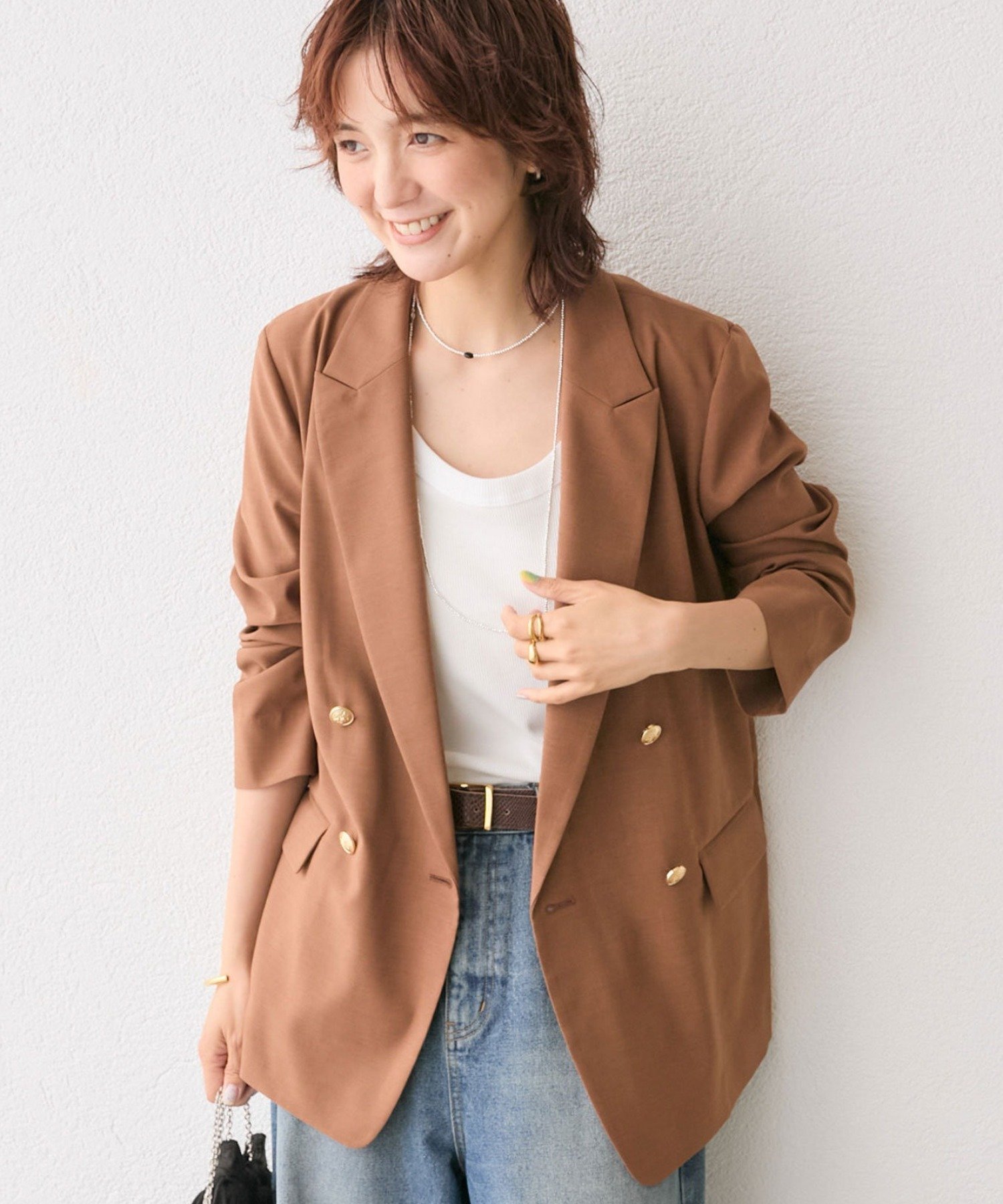 RIVE DROITE｜【オンオフ着れる】ライトピークドラペルジャケット