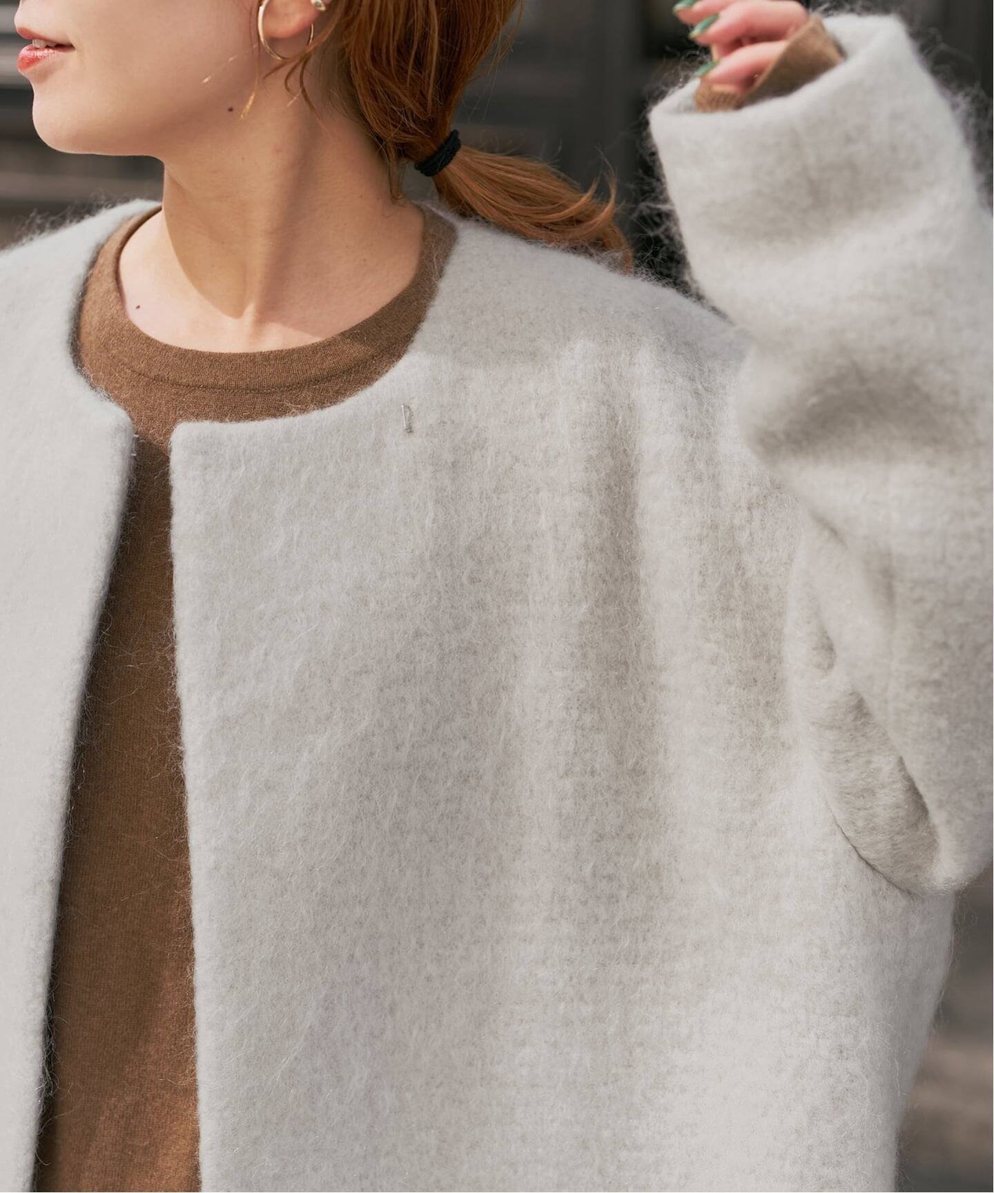 Spick & Span｜シャギーコクーンコート | Rakuten Fashion(楽天