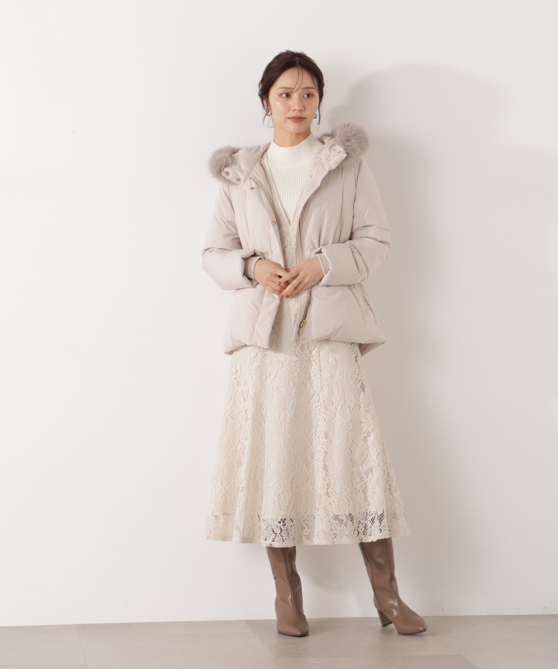 PROPORTION BODY DRESSING｜ウエストマークショートダウン 25AW