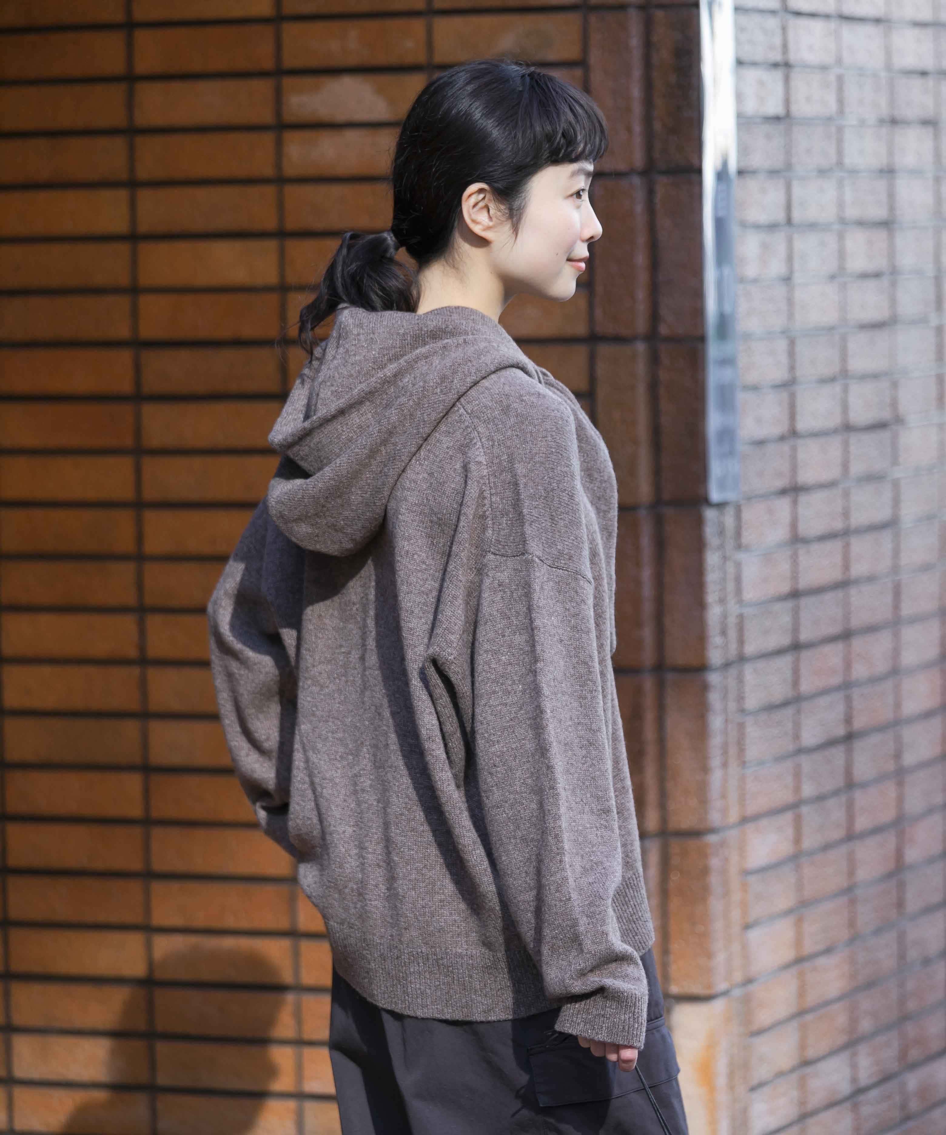 かぐれ｜ヤクウールフードマフラー | Rakuten Fashion(楽天