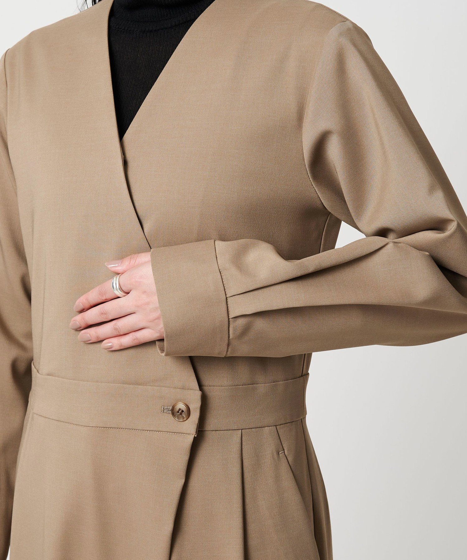 ＜MARW UNITED ARROWS＞Vネック ラップ オールインワン UNITED ARROWS｜<MARW UNITED ARROWS>Vネック ラップ オールインワン