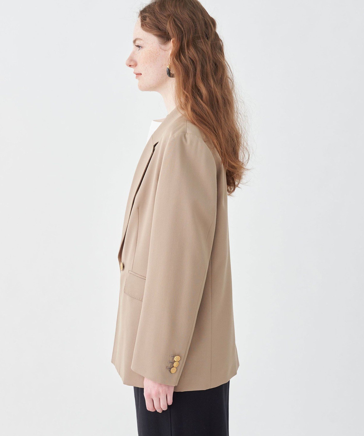 TOMORROWLAND｜ウールギャバジン ダブルブレストジャケット | Rakuten