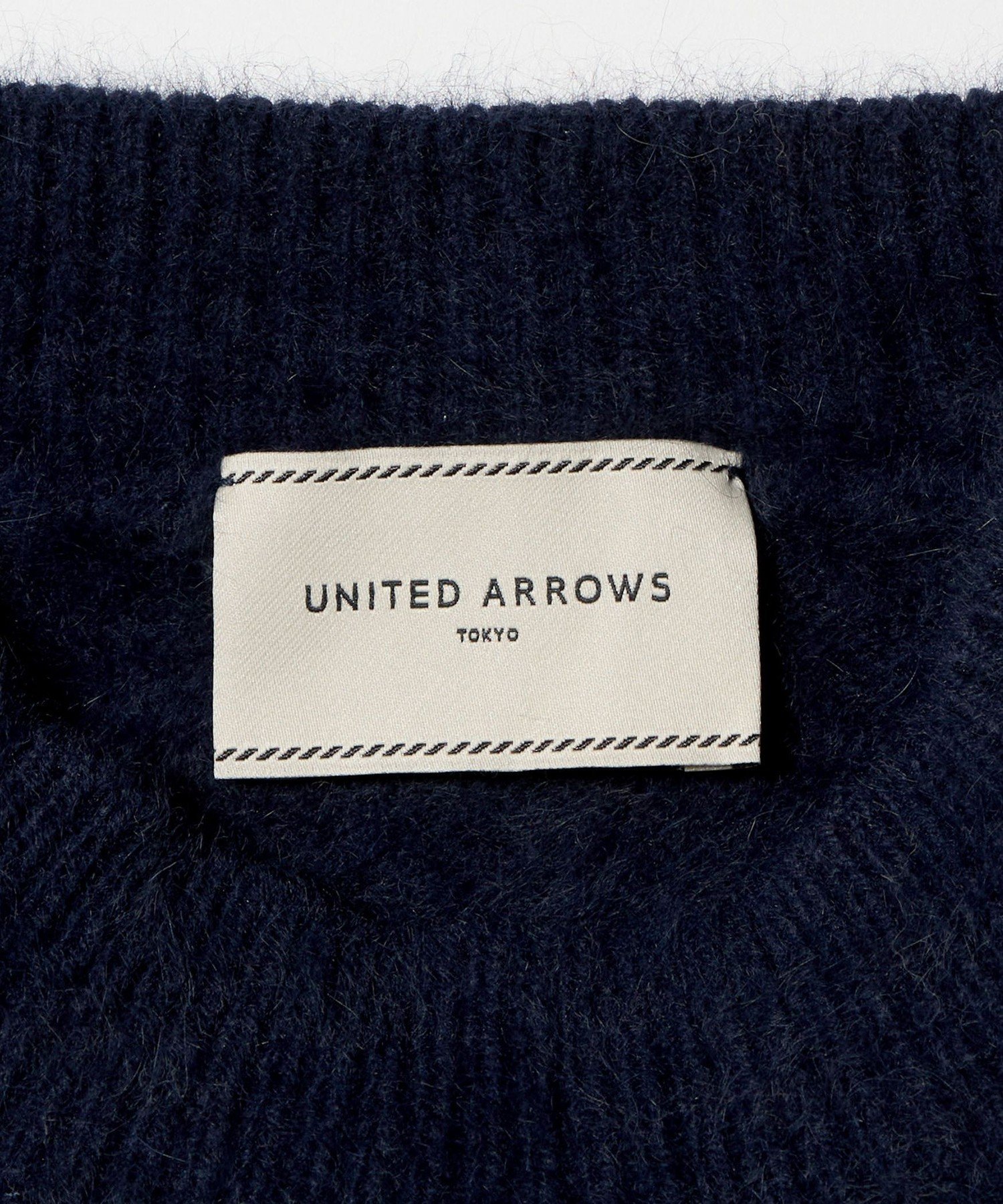 UNITED ARROWS｜フォックスカシミヤ ハーフスリーブ Tニット UYHSP