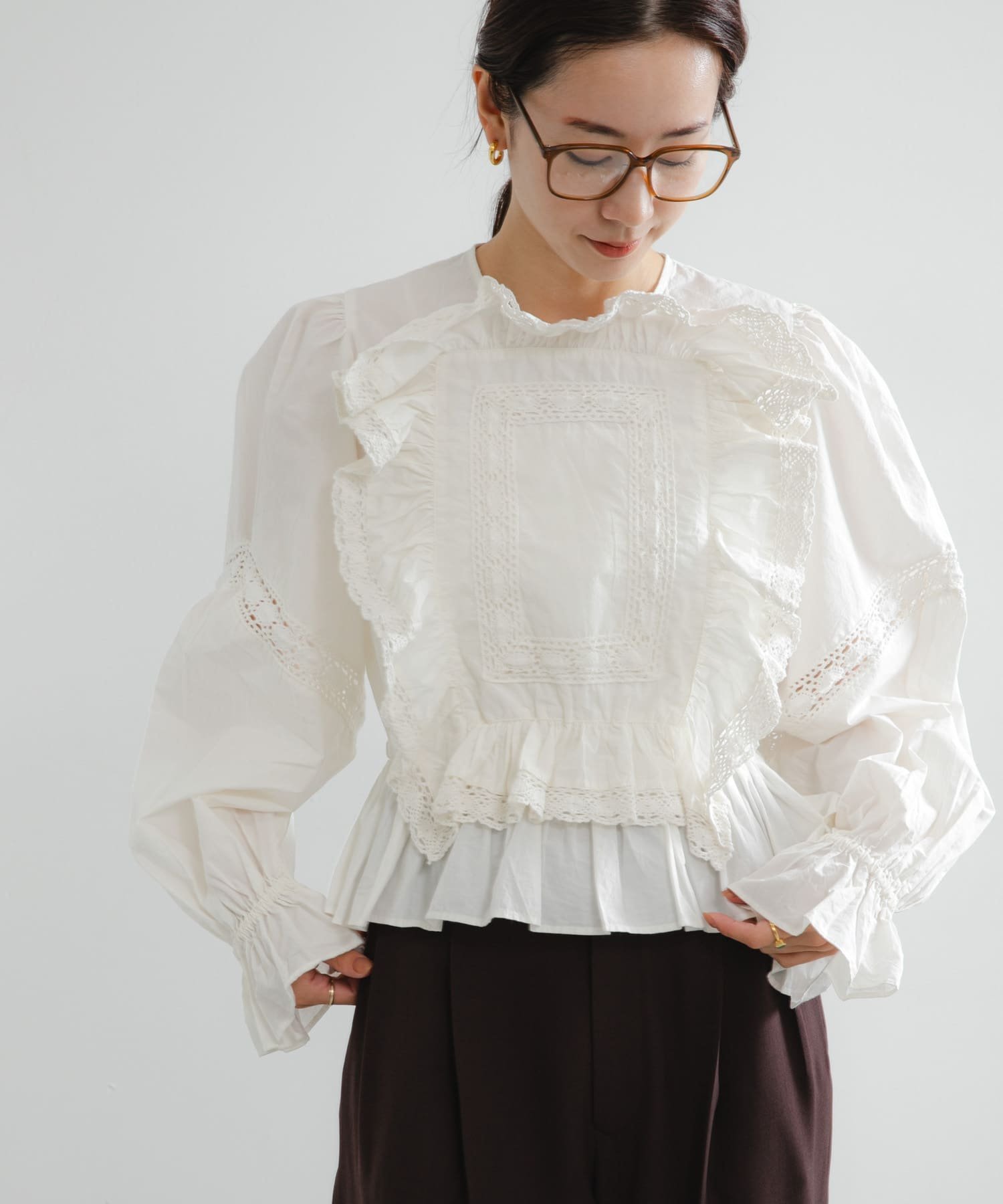 URBAN RESEARCH｜crinkle crinkle crinkle pillow case blouse