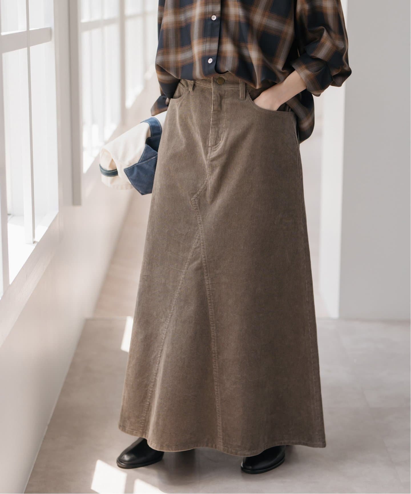 Spick & Span｜ストレッチコーデュロイスカート | Rakuten Fashion