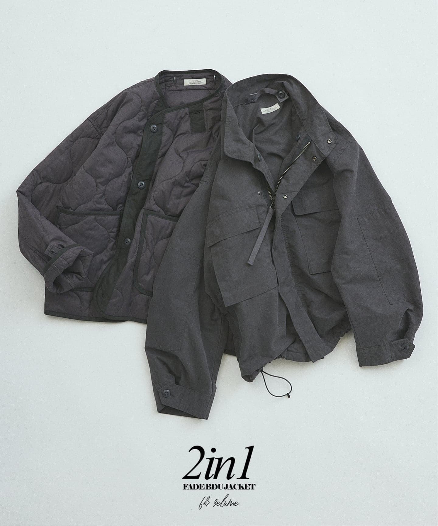 JOURNAL STANDARD relume｜3WAYフェード BDU ジャケット / ライナー
