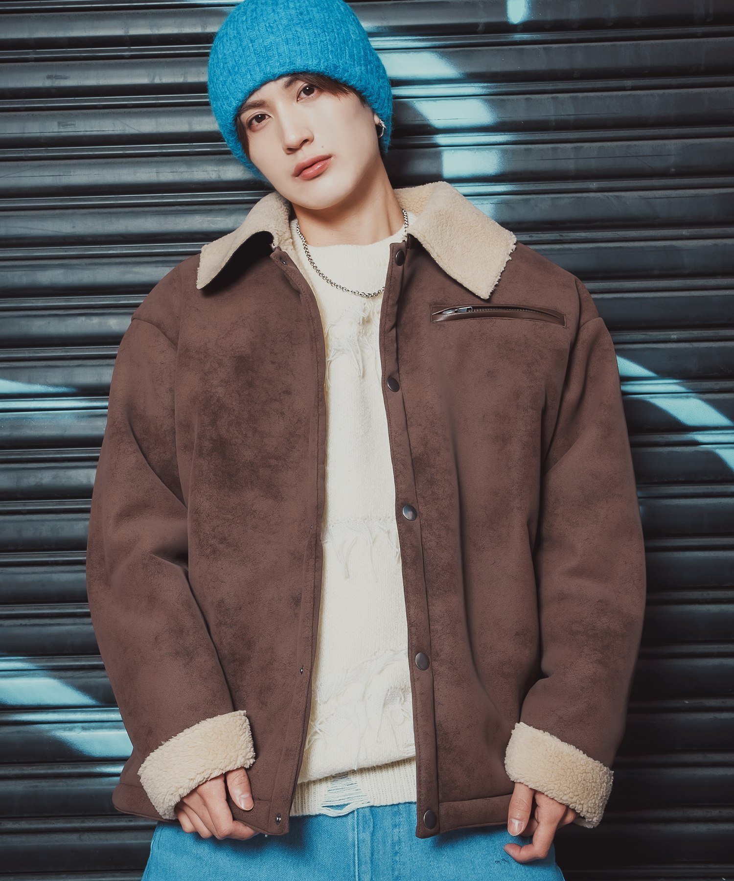 improves｜ボア襟 フェイクムートンジャケット | Rakuten Fashion(楽天