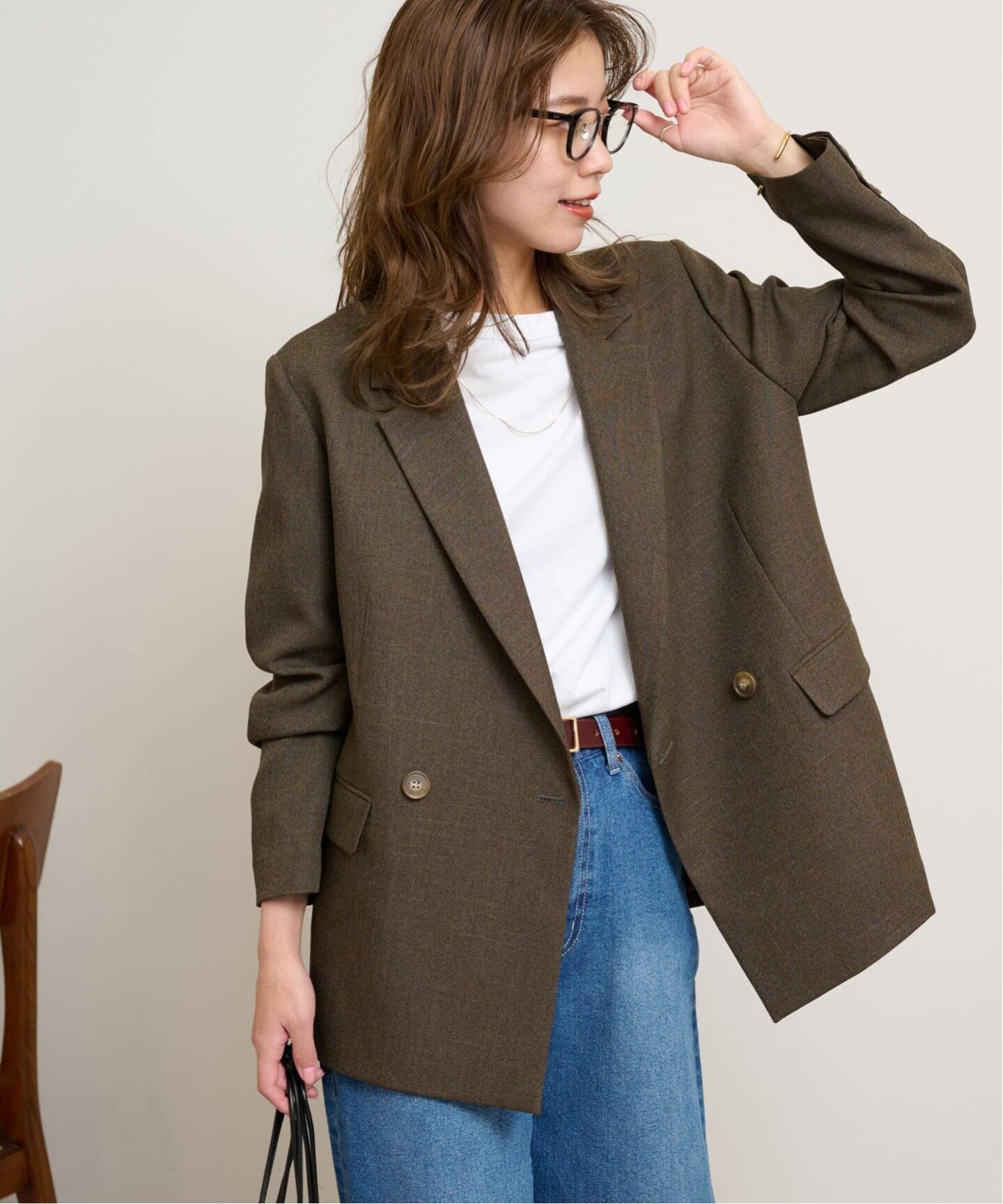 JOURNAL STANDARD relume｜《追加》シャークツイードテーラード