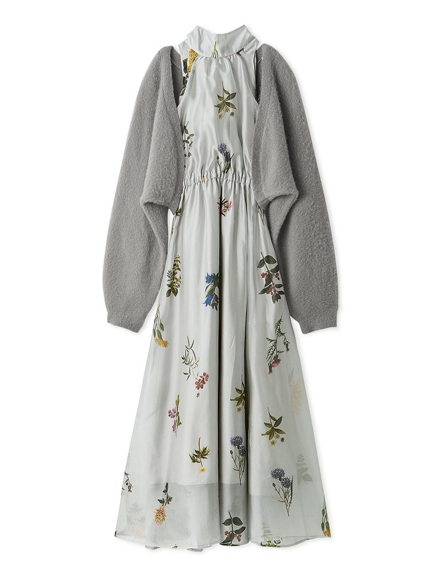 SNIDEL｜Sustainableフラワーモチーフワンピース×ボレロセット