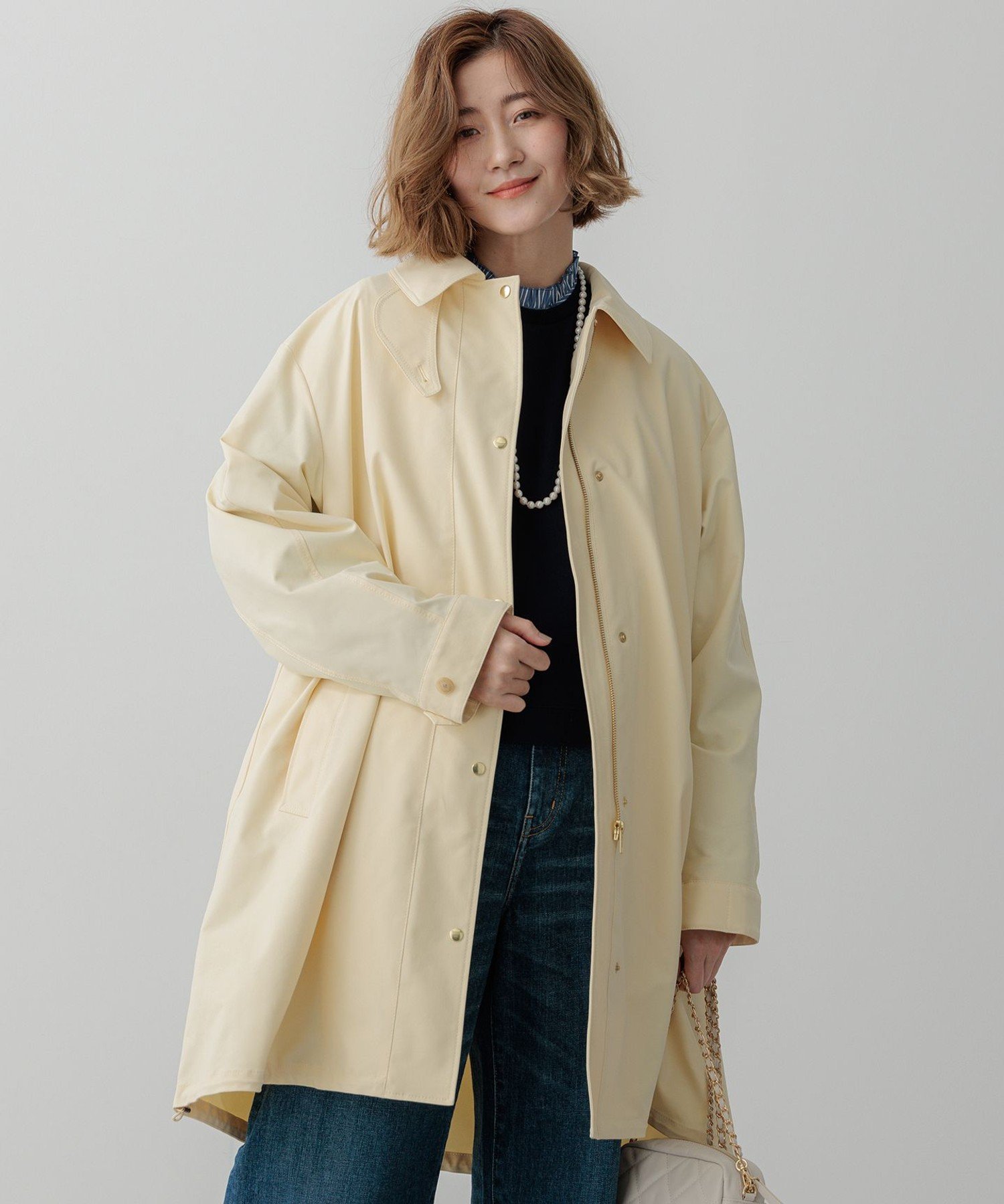 23区｜【撥水加工/洗える】中綿ベストライナー付き マルチウェイ