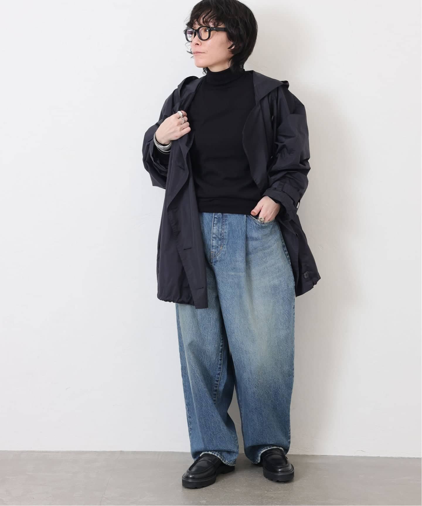 journal standard luxe｜《追加2》13OZデニム タックラウンドパンツ