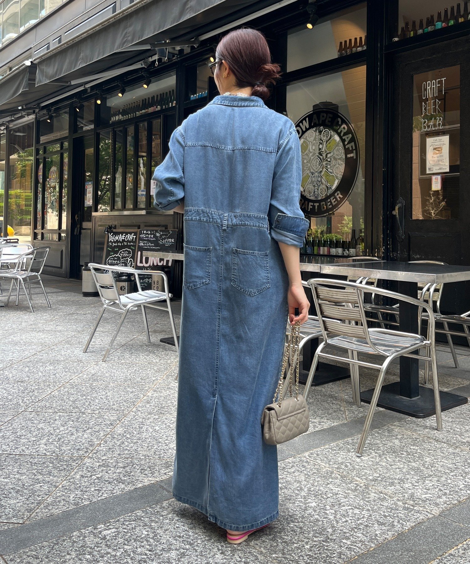 DOUDOU｜リヨセルデニムワンピース | Rakuten Fashion(楽天