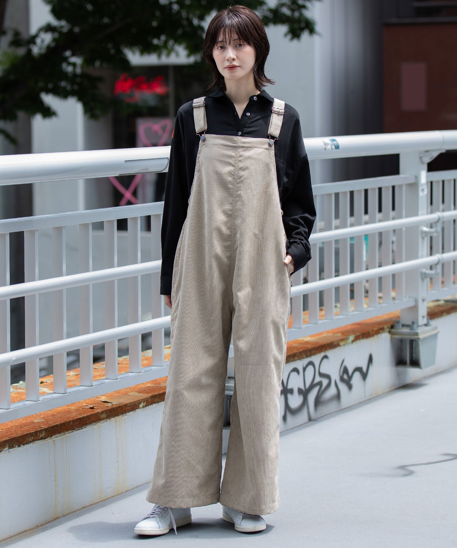 Munich｜ナノコーデュロイサロペット | Rakuten Fashion(楽天