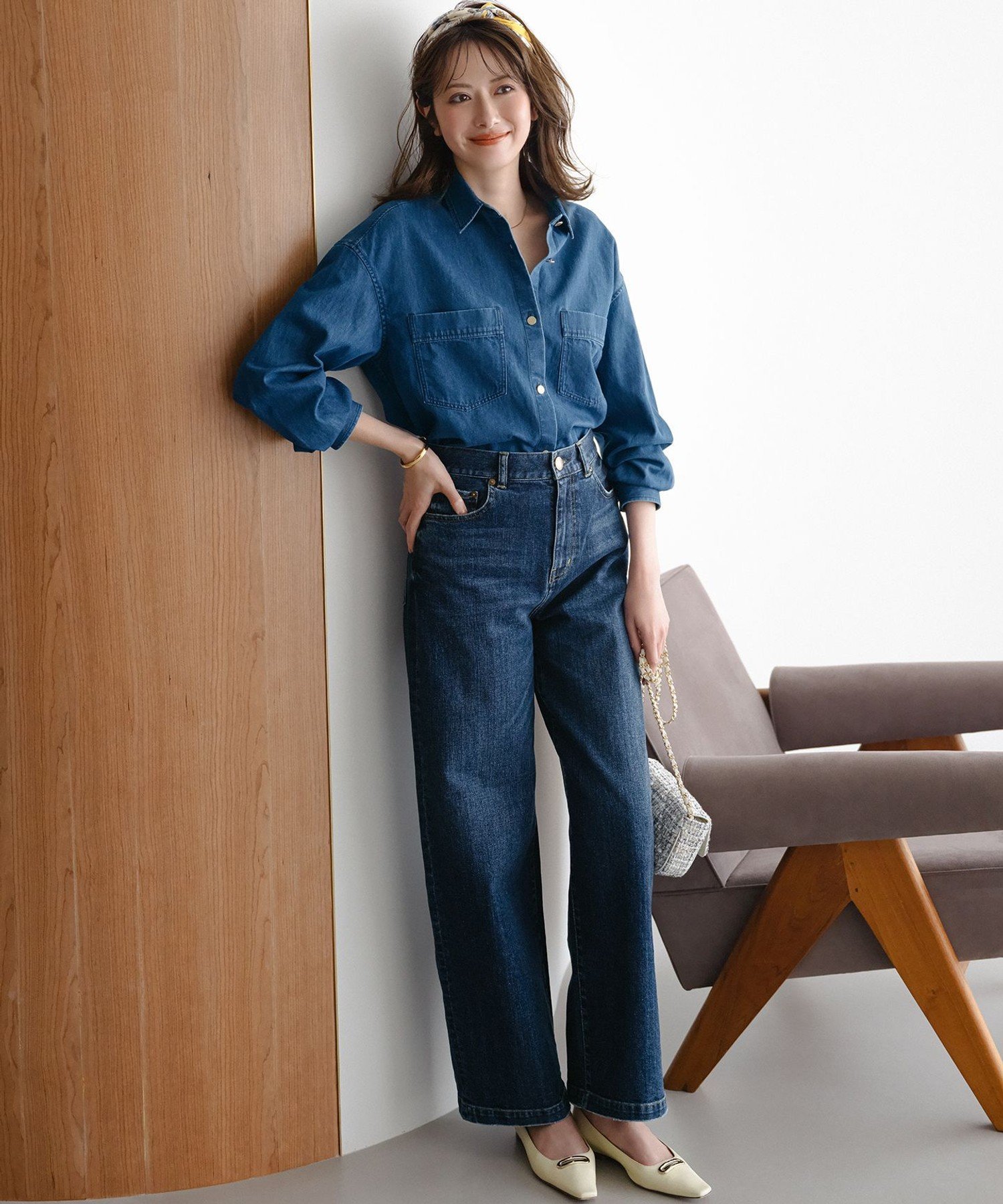 23区｜【滝沢眞規子さん着用/VERY・Oggi掲載】23区DENIM ストレッチ