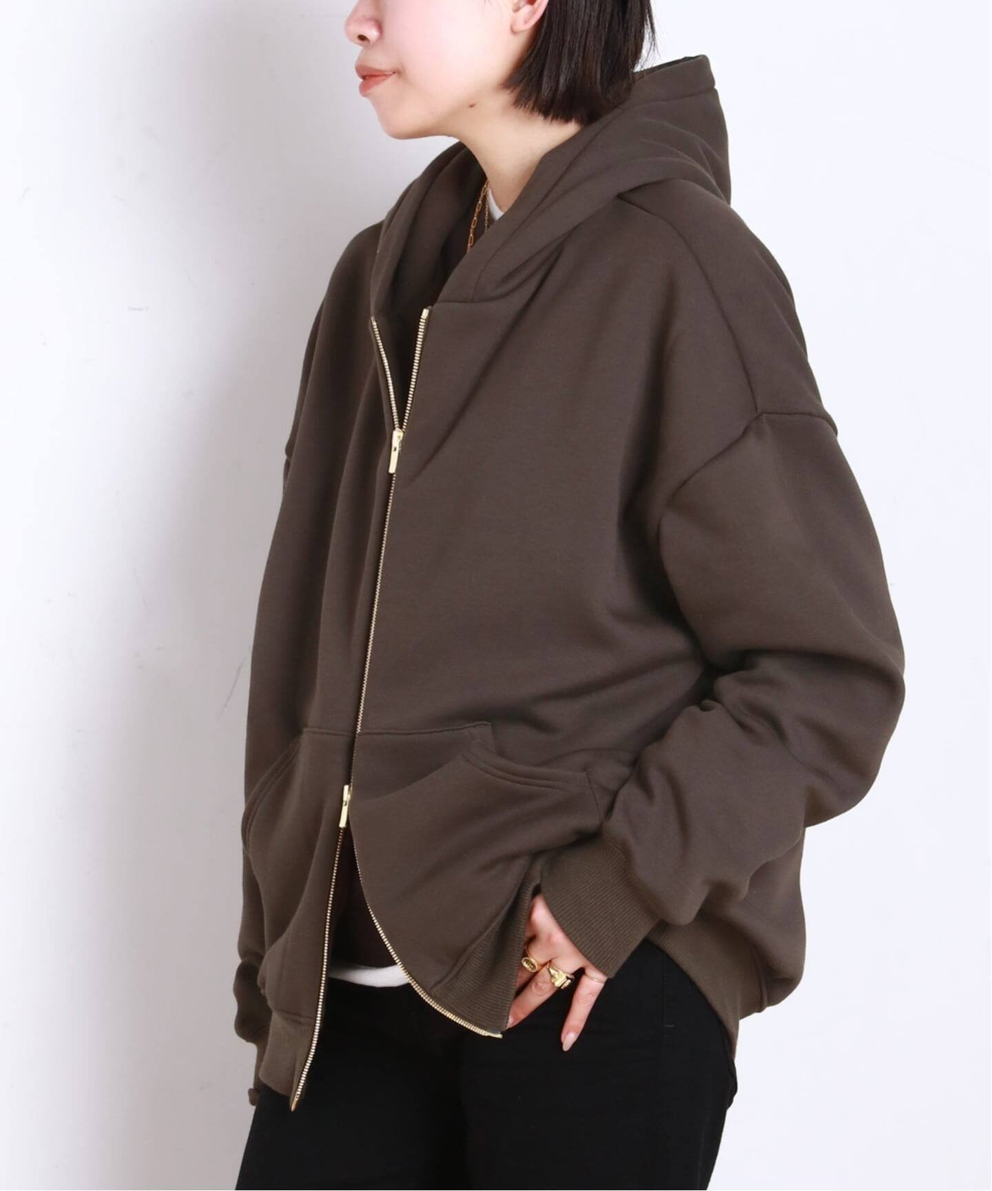 AP STUDIO｜*ウォームジップフーディ | Rakuten Fashion(楽天