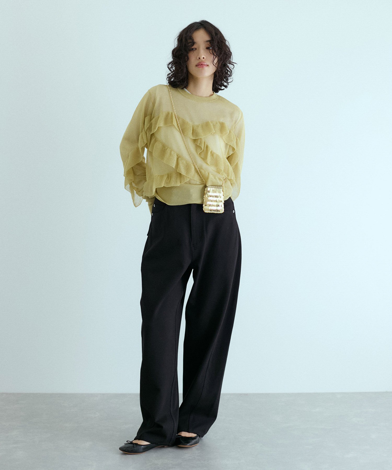 ADAM ET ROPE'｜ハイストレッチカルゼパンツ | Rakuten Fashion(楽天