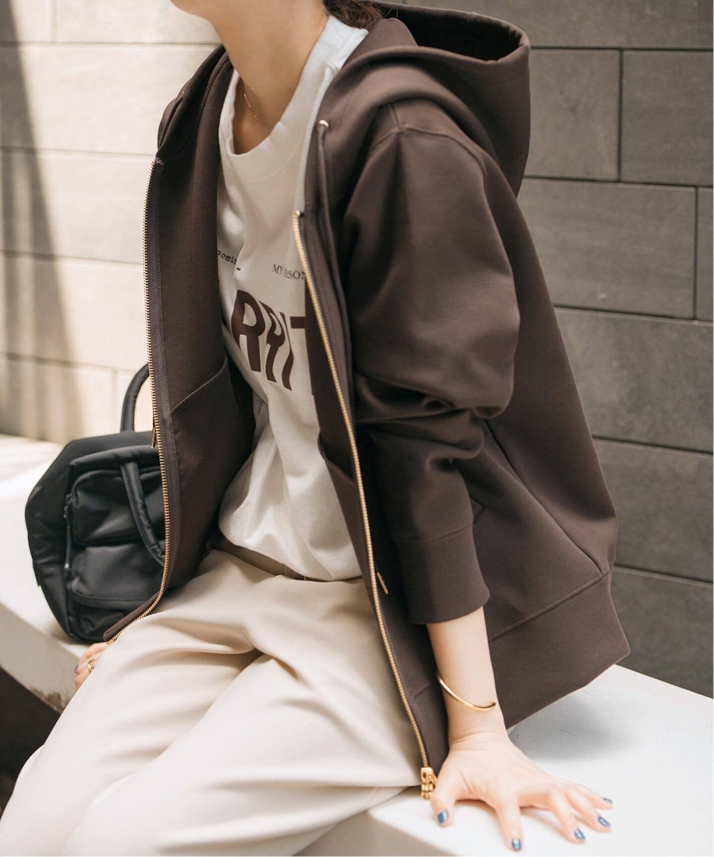 Spick & Span｜《WEB限定 / 追加3》ストレッチジップフードパーカー