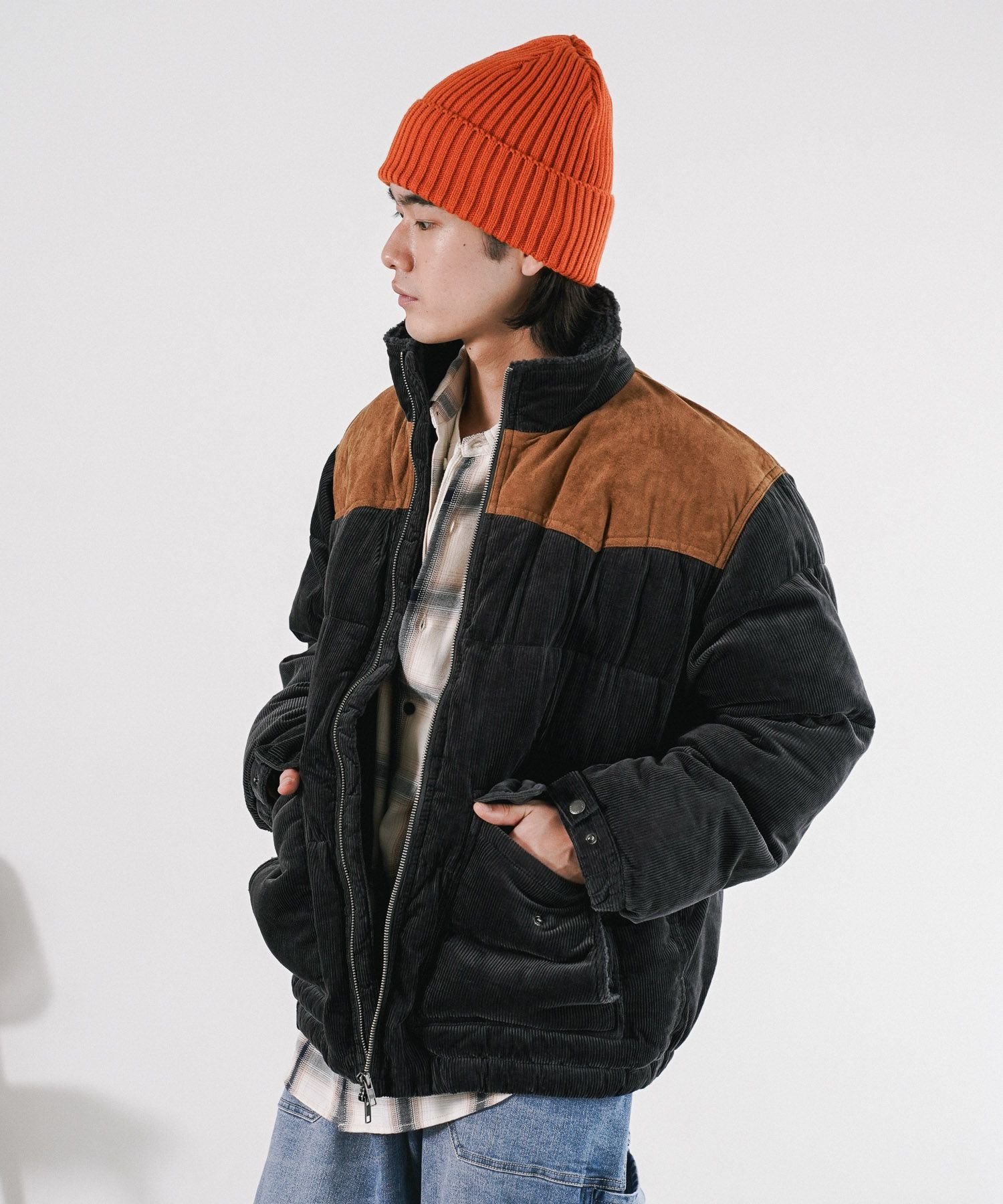 BAYFLOW｜ヴィンテージライクコーデュロイ中綿ブルゾン | Rakuten