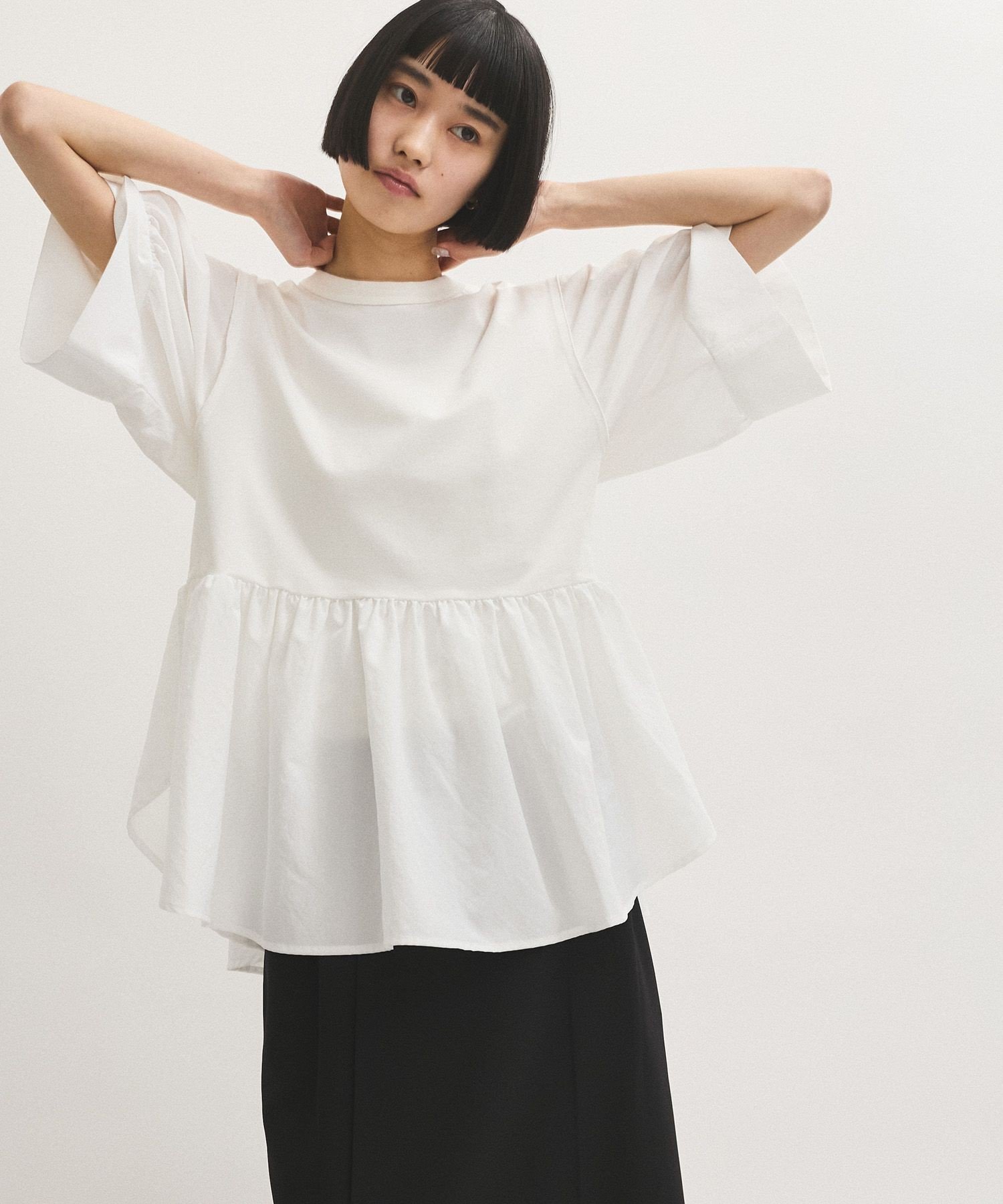 ADAM ET ROPE'｜【接触冷感】・【UVカット】バウンスカフスプル