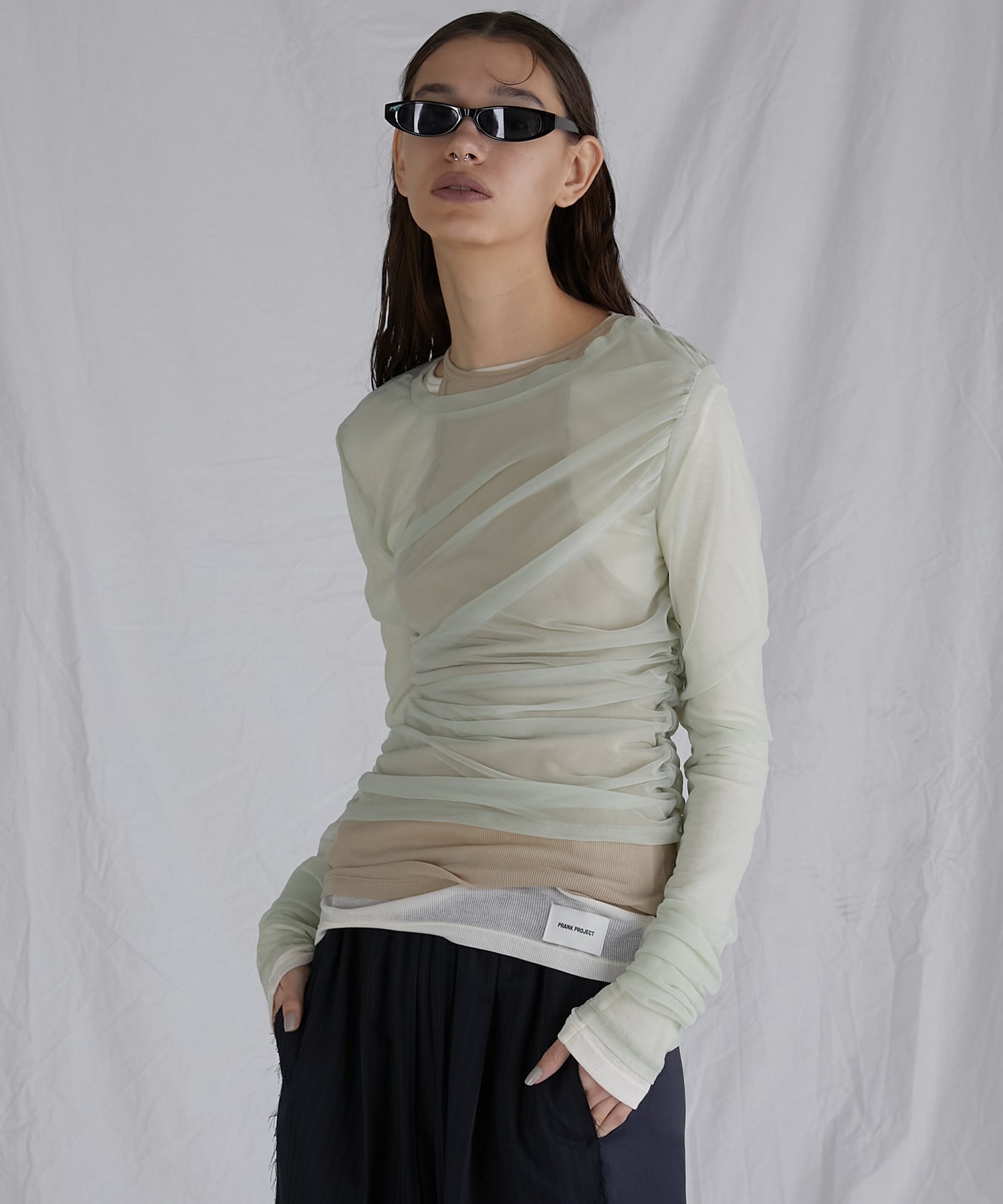 PRANK PROJECT｜トリプルレイヤードシアートップ / Triple Layered