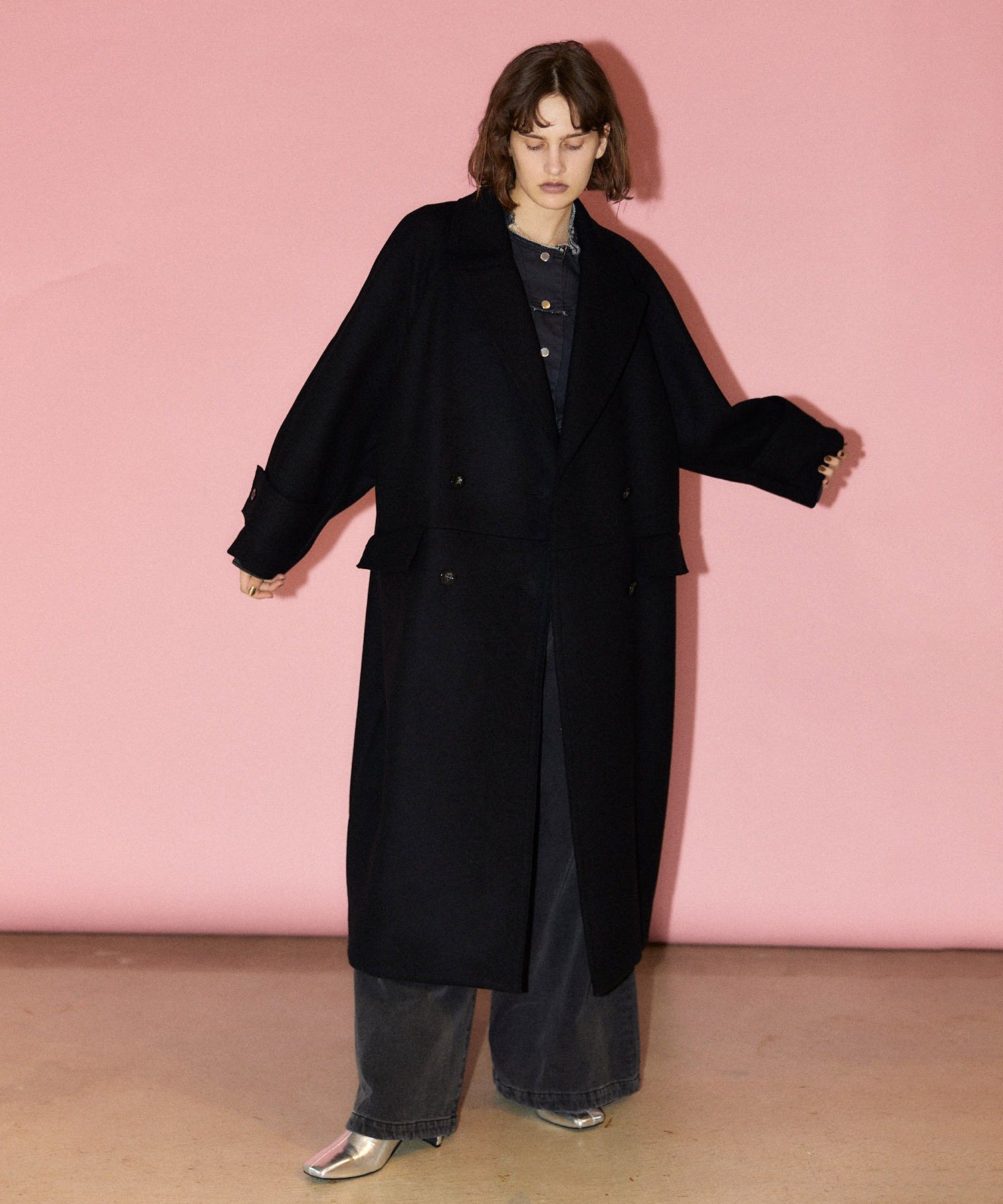 MAISON SPECIAL｜スーパー140メルトンダブルコート | Rakuten Fashion