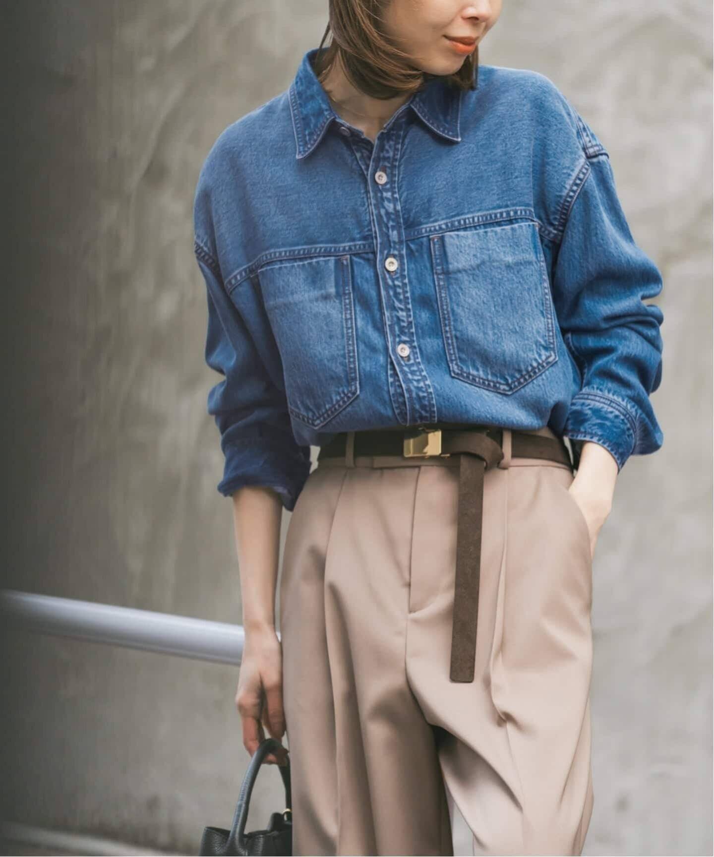 NOBLE｜フェードカラービッグポケットシャツ | Rakuten Fashion(楽天