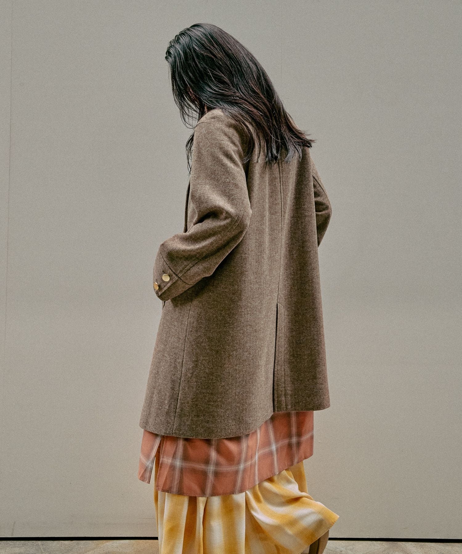 GLOBAL WORK｜軽やかストレッチ襟2WAYコート/499666 | Rakuten Fashion