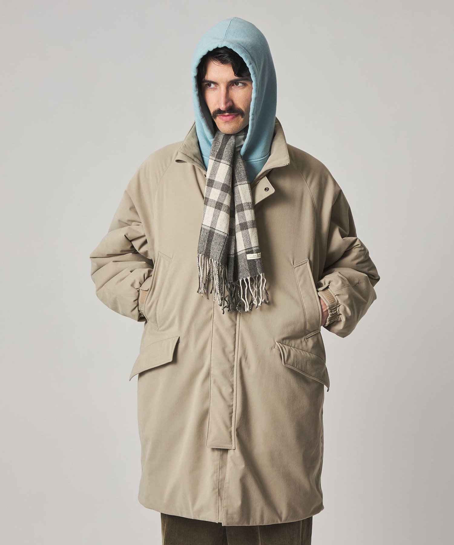 steven alan ブラッシュドパデッドスタンドコート オリーブ steven alan ブラッシュドパデッドスタンドコート オリーブ - メルカリ