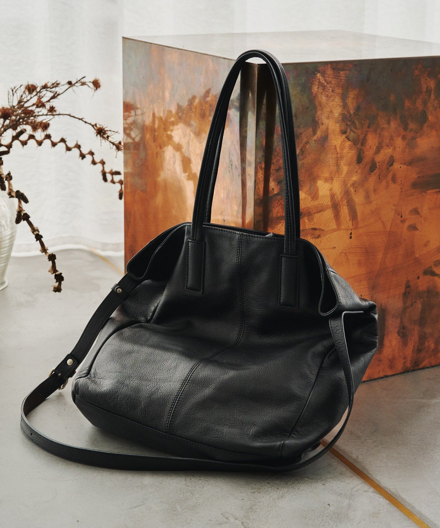 russet｜レザー2WAYトートバッグ | Rakuten Fashion(楽天ファッション