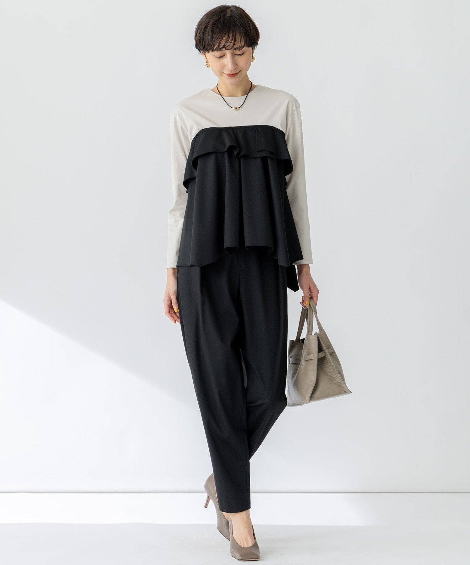 23区｜【洗える】ライトクロスビスチェコンビ ジャージー カットソー