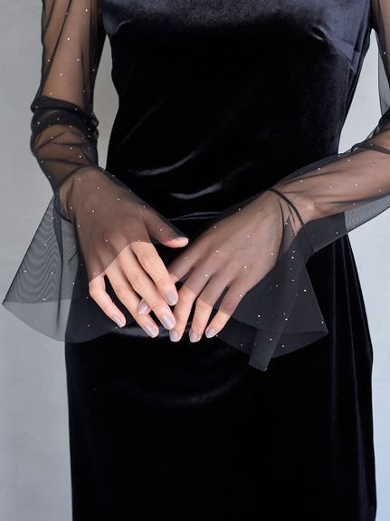 SNIDEL｜シアードッキングベロアドレス【カンヘウォン着用】 | Rakuten