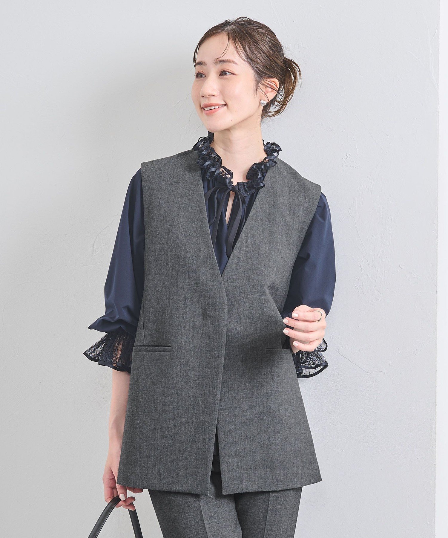 UNITED ARROWS LTD. OUTLET｜ダブルクロス ミドル ベスト | Rakuten