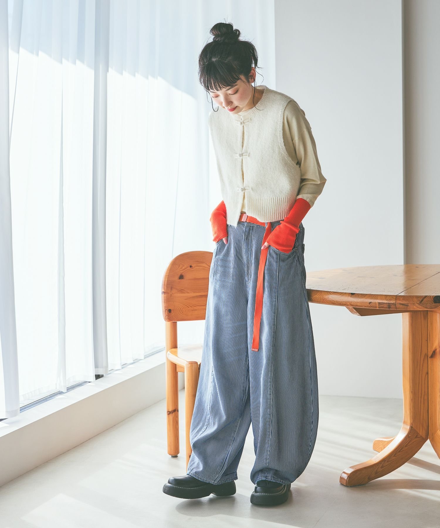 niko and ｜[NKJ 2026SS] 3Dドロップデニムパンツ | Rakuten