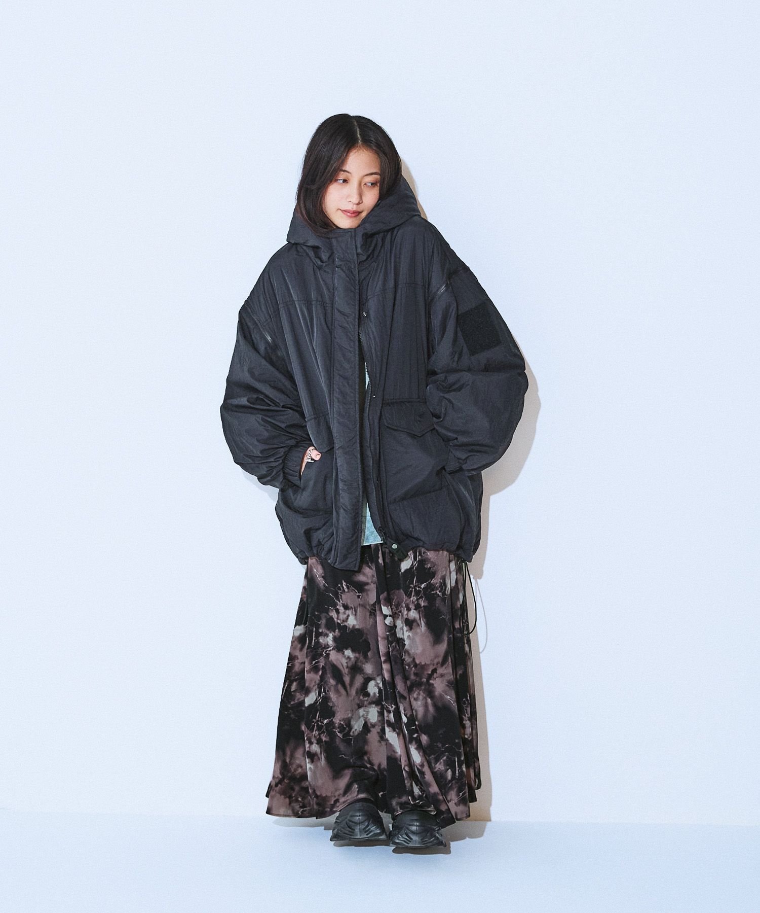 JEANASIS｜ソデ2WAYモンスターパーカーコート | Rakuten Fashion(楽天