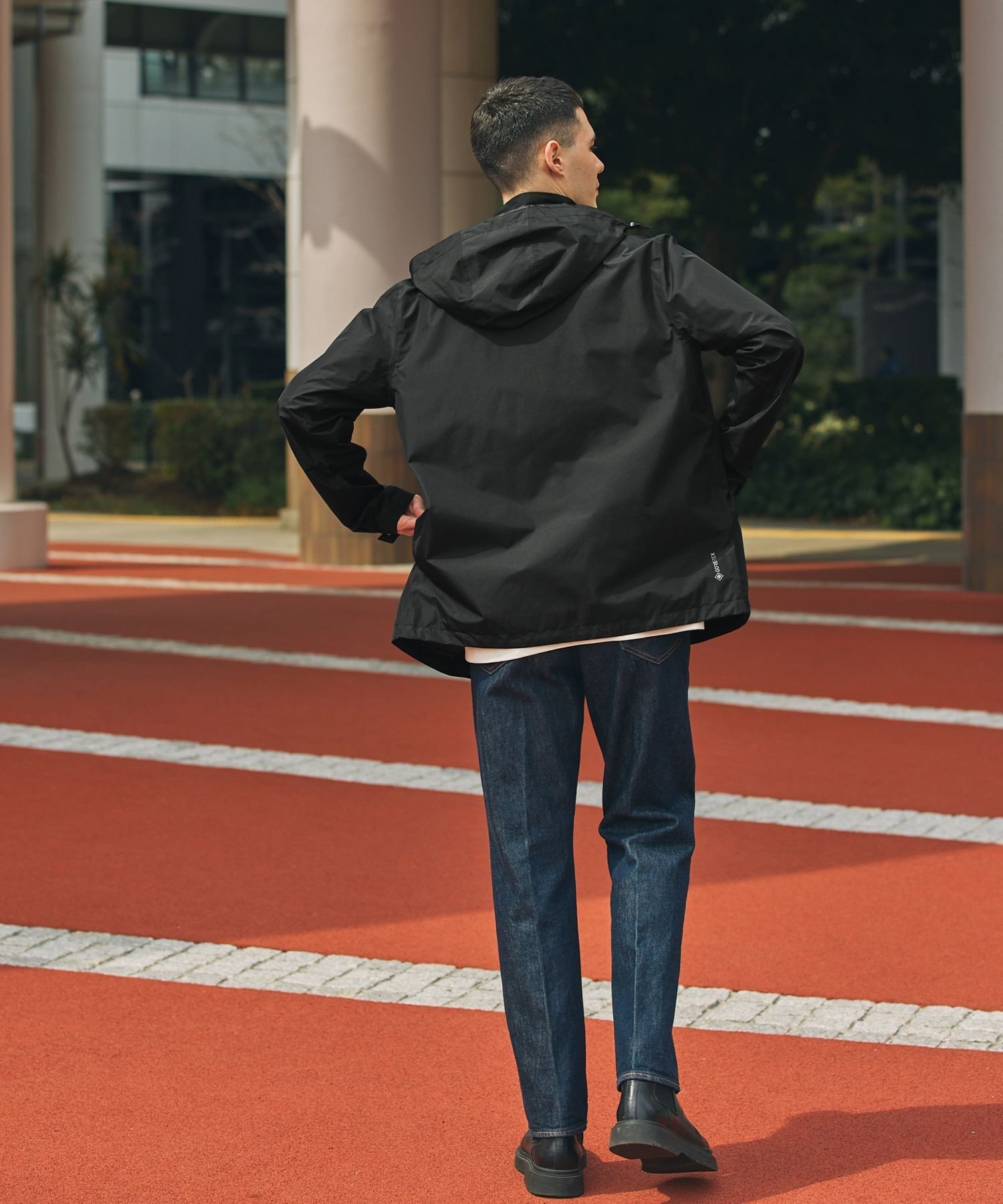 AIGLE｜防水 防風 透湿 GORE-TEX ゴアテックス ジップアップフーデッド