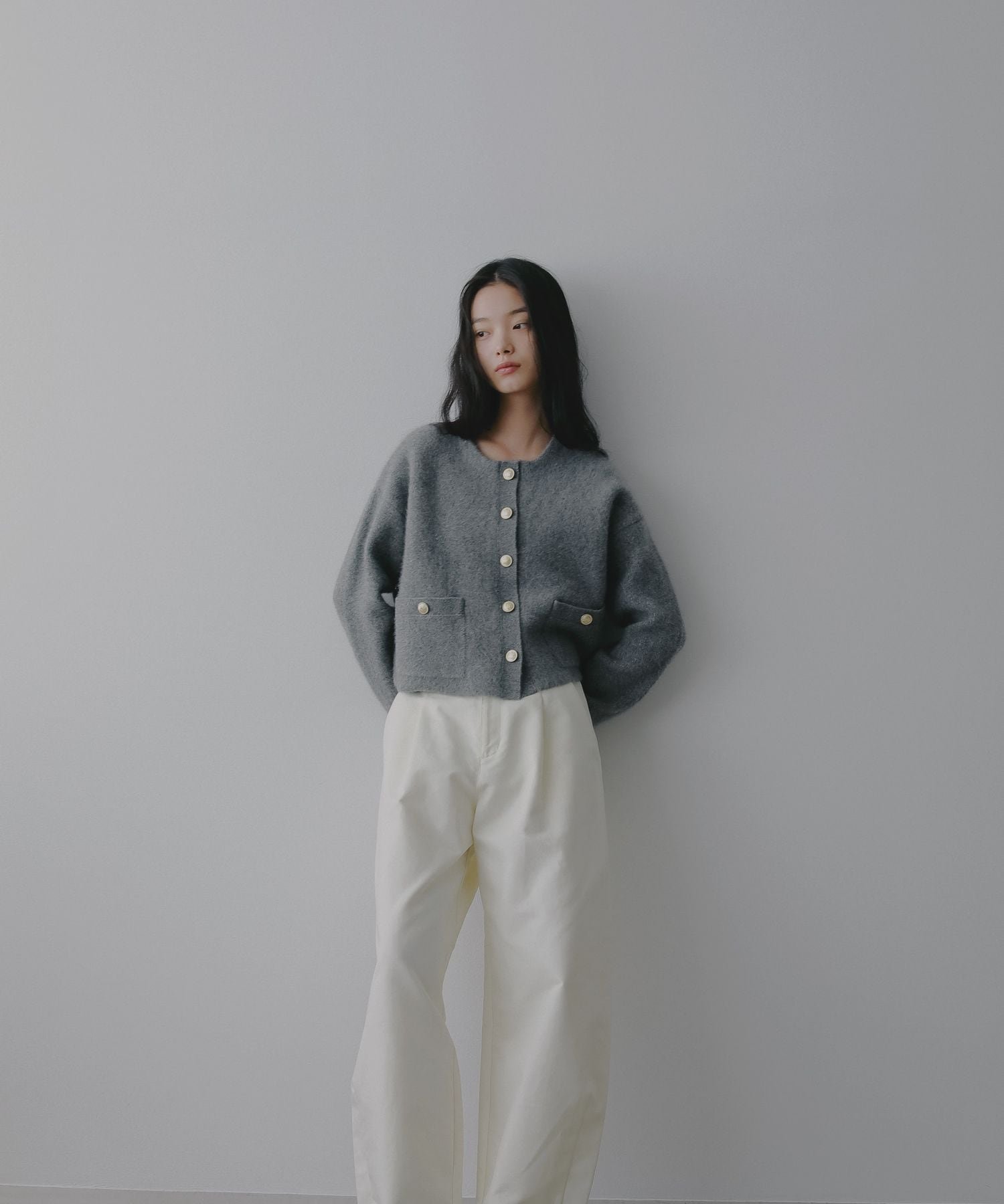 A part by｜CNラクーンコンキンボタンカーディガン | Rakuten Fashion