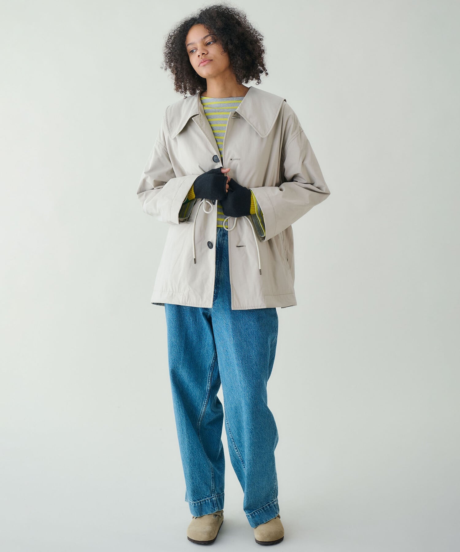 Bshop｜ORCIVAL | 中綿 ビッグカラーブルゾン WOMEN | Rakuten Fashion