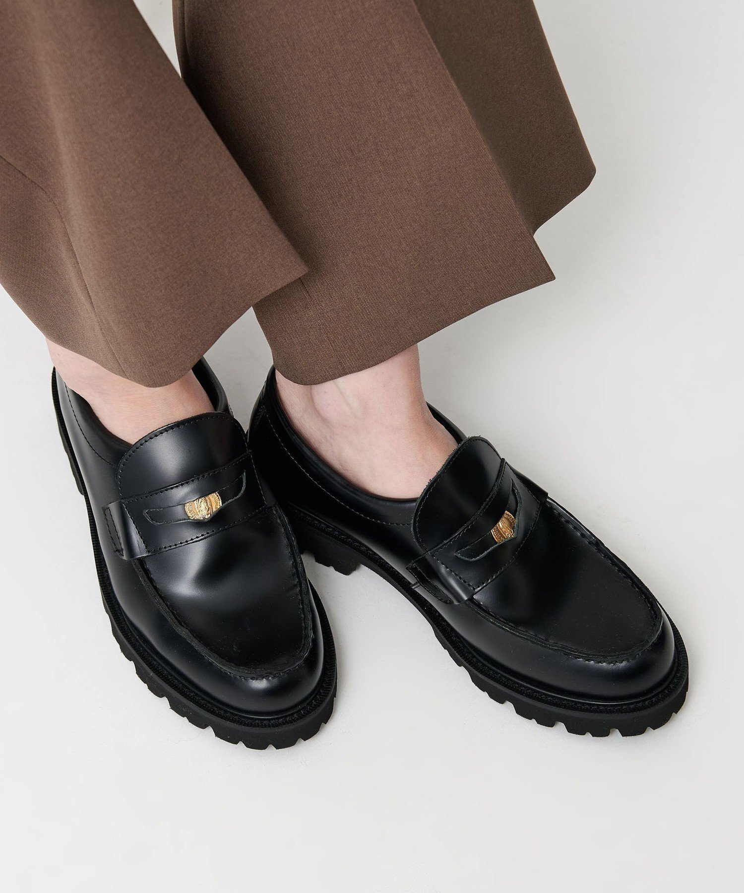 【別注】 ＜CAMINANDO＞レザー ローファー BEAUTY&YOUTH UNITED ARROWS｜【別注】 <CAMINANDO>レザー コイン