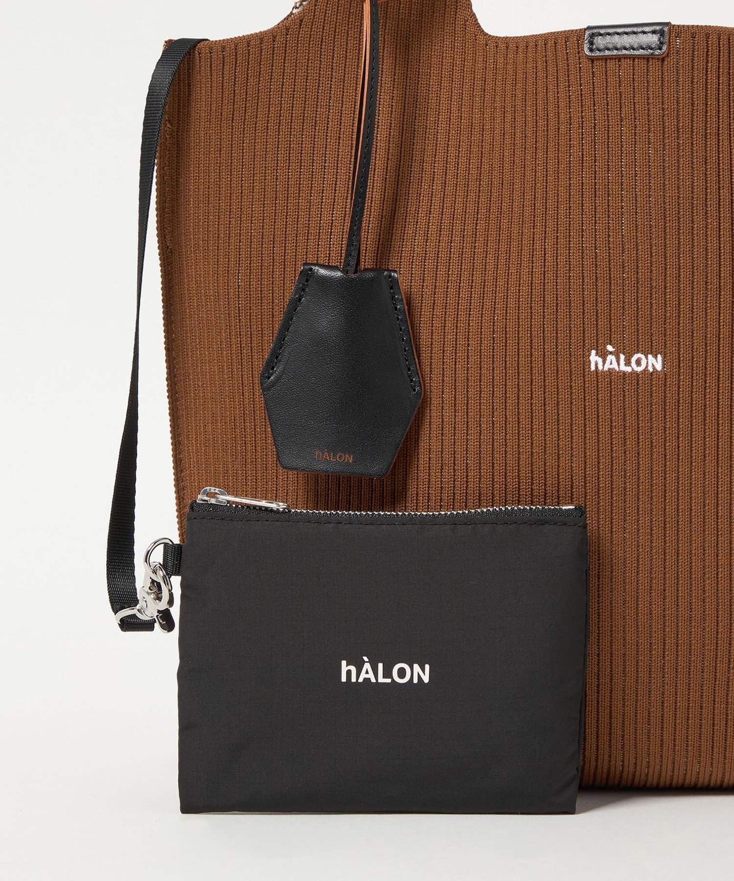 ＜hALON＞ストライプ ニット トートバッグM UNITED ARROWS｜<hALON>ストライプ ニット トートバッグS | Rakuten
