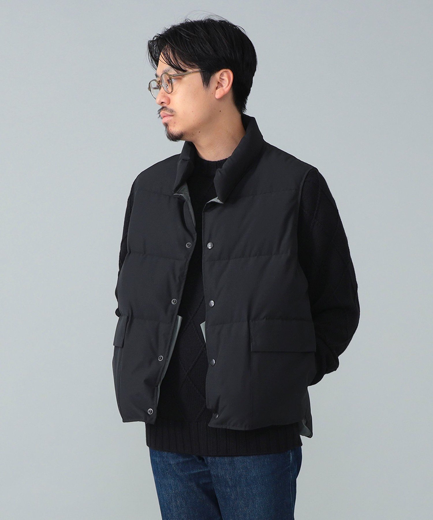 BEAMS MEN｜【別注】WOOLRICH / ダウンベスト | Rakuten Fashion(楽天