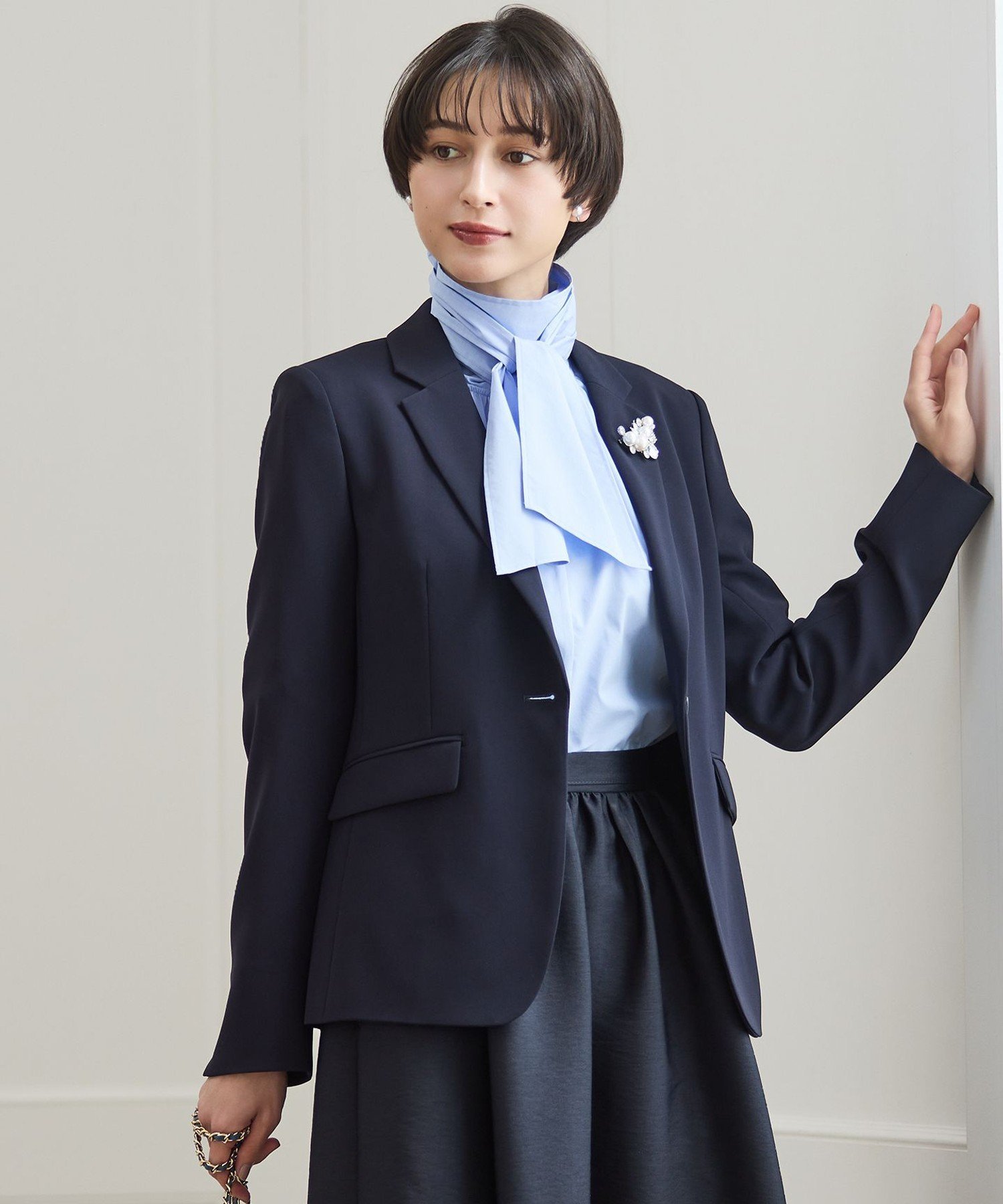 23区｜【セットアップ対応/洗える】トリアセダブルジョーゼット