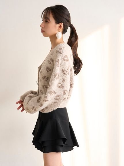 SNIDEL｜レイヤードフリルミニスカショーパン【カンヘウォン着用