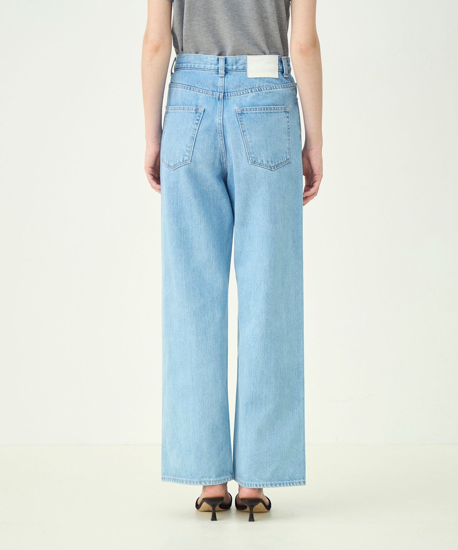 TOMORROWLAND｜デニム ワイドストレートパンツ | Rakuten Fashion(楽天