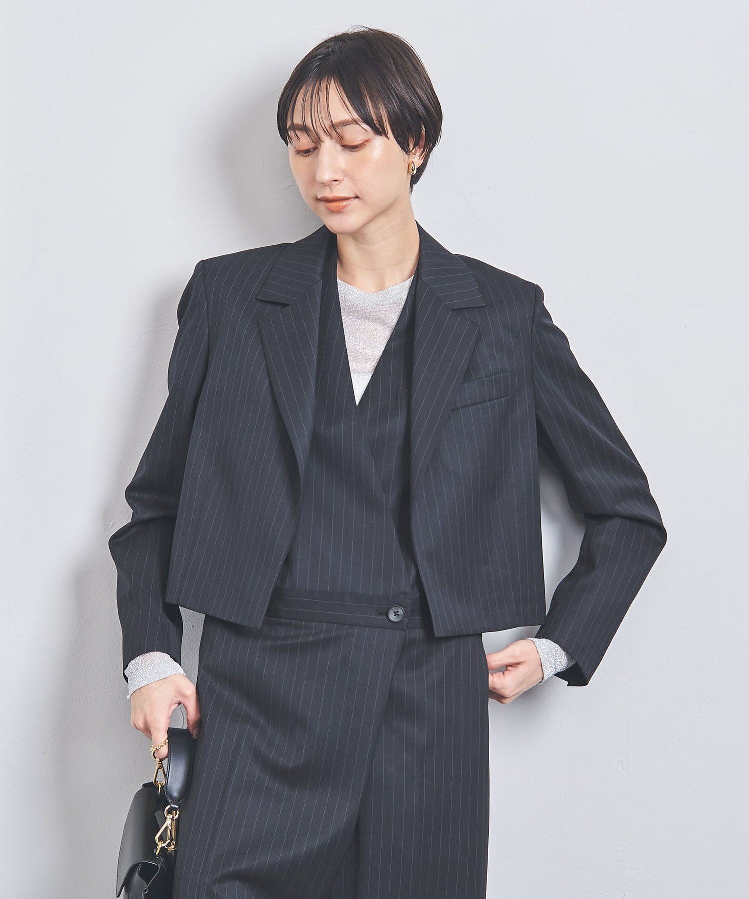 UNITED ARROWS LTD. OUTLET｜ピンストライプ ショートジャケット