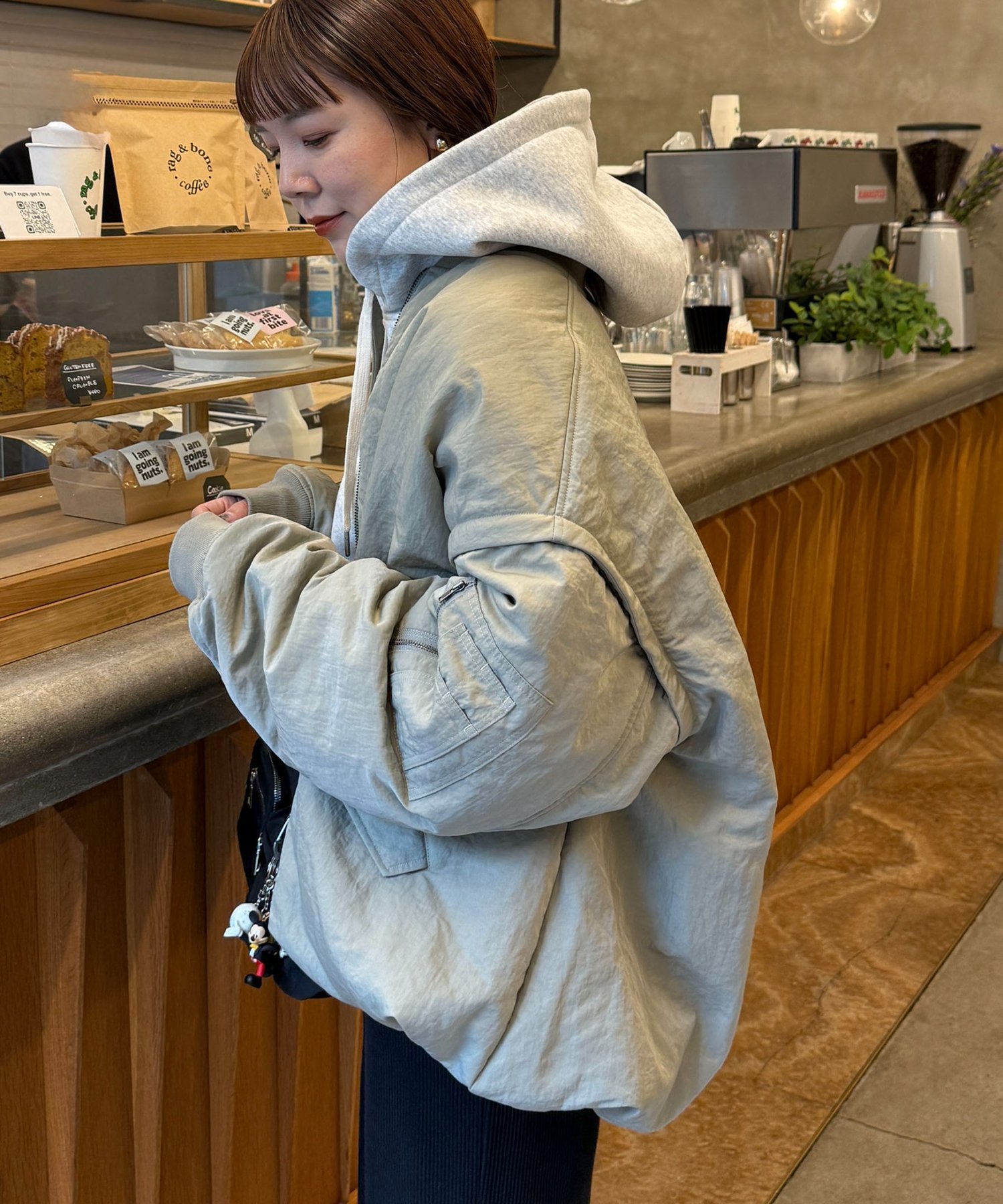 Discoat｜【ユニセックス】デタッチャブル2WAYメモリーボンバー