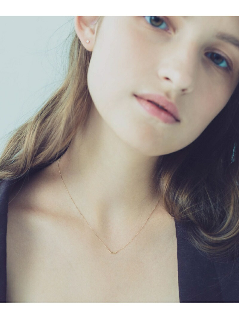 ete｜[レイヤード] K10YG クレセントムーン ネックレス | Rakuten