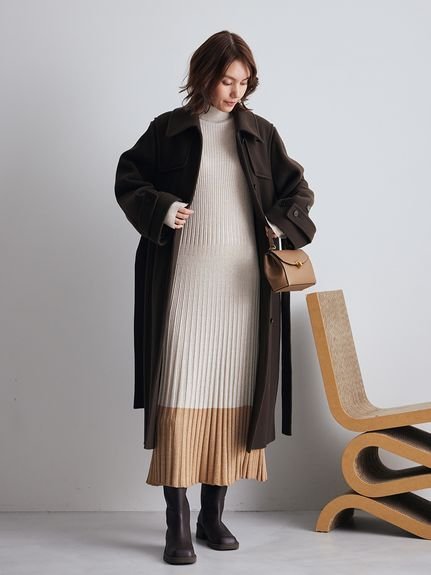 Mila Owen｜ロングリバーコート | Rakuten Fashion(楽天ファッション